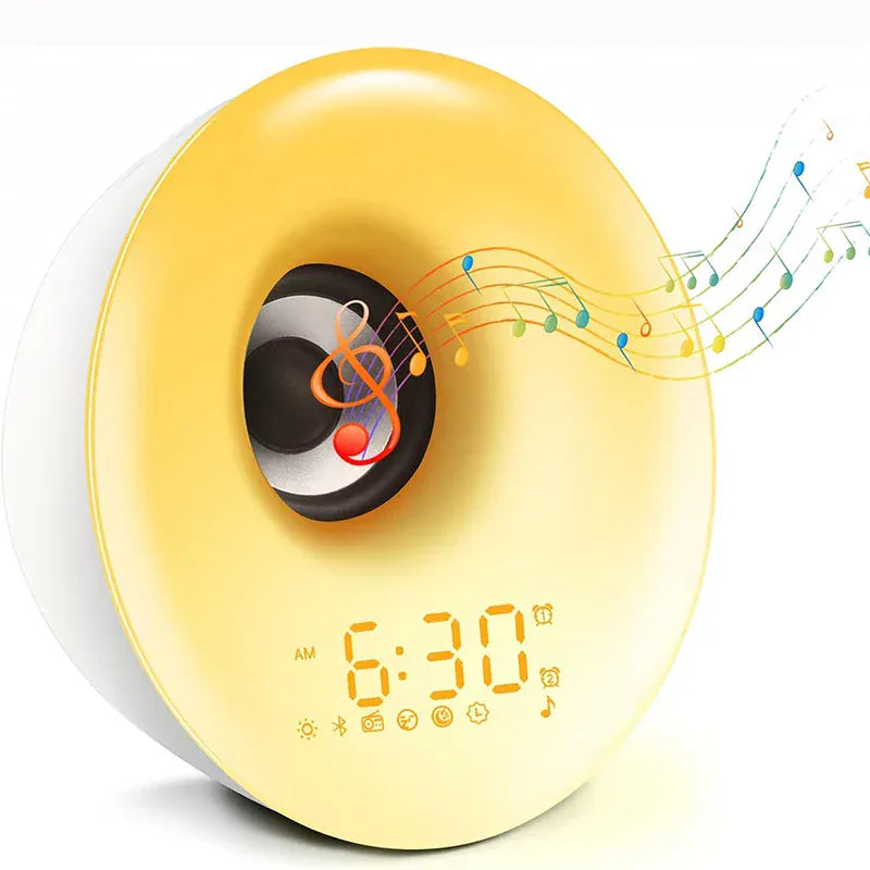 SoundRise Bluetooth Luidspreker Wekker Met Zonsopgang Nachtlampen