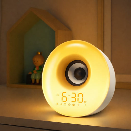 SoundRise Bluetooth Luidspreker Wekker Met Zonsopgang Nachtlampen
