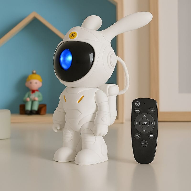 SpaceRabbit Astronaut Konijn Nachtprojector Met Kleurrijke Sterrenhemel Nachtlampen