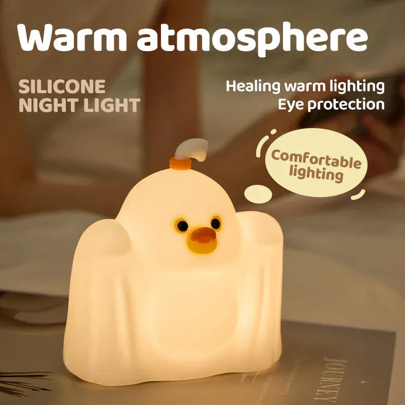 Spookeend Nachtlampje Siliconen Nachtlampen