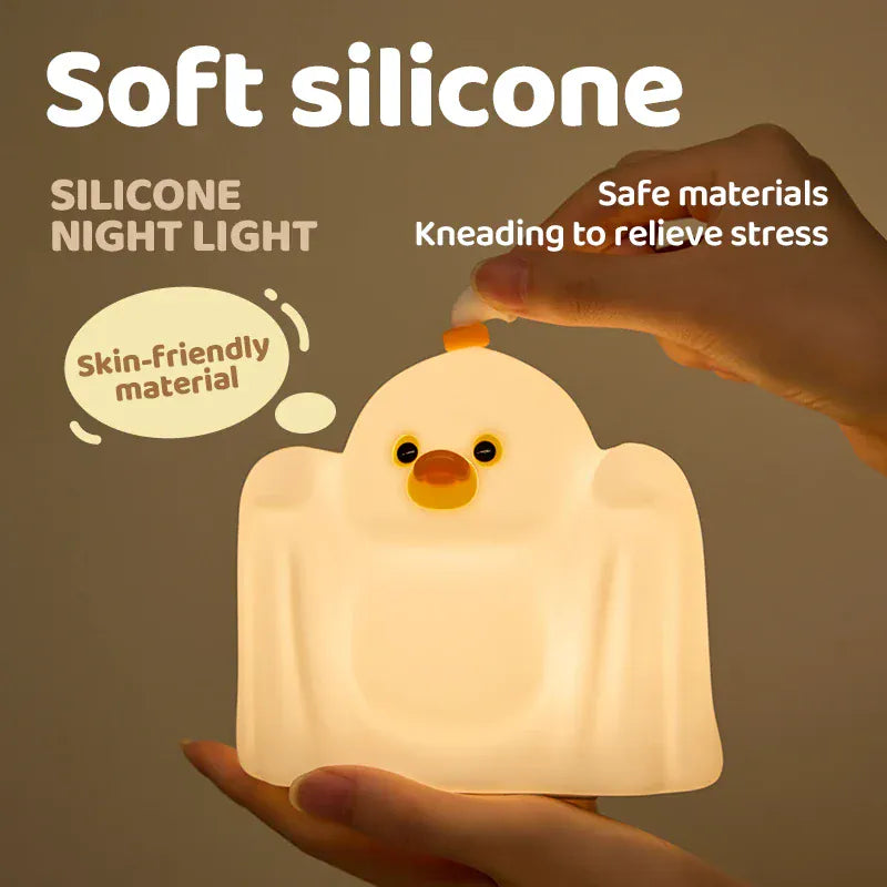 Spookeend Nachtlampje Siliconen Nachtlampen