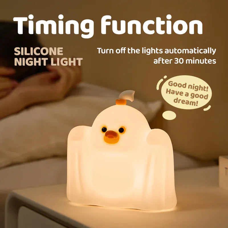 Spookeend Nachtlampje Siliconen Nachtlampen
