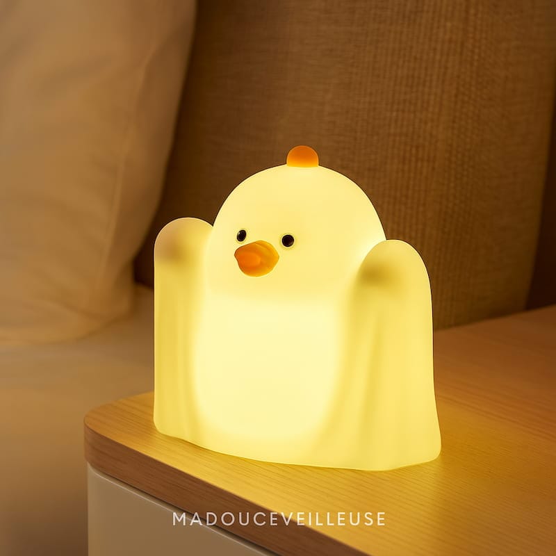 Spookeend Nachtlampje Siliconen Nachtlampen