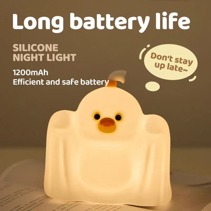 Spookeend Nachtlampje Siliconen Nachtlampen