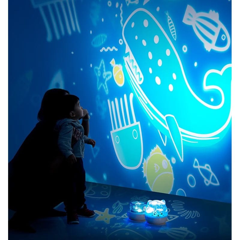 StarsCat Kat Projectielampje 3-in-1 Nachtlampen