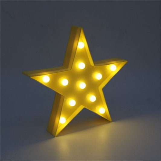 Ster Wandlamp 27x27 cm Met LED Nachtlampen