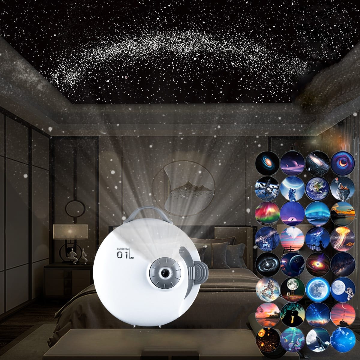 Sterrenhemel Bluetooth Nachtlampje Nachtlampen