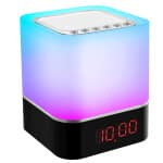 Tactiel Bluetooth Luidspreker Nachtlampje Draagbaar 10x10x12 cm Nachtlampen