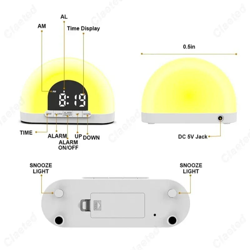 TeenRise Elektronische Tienerwekker Nachtlampen