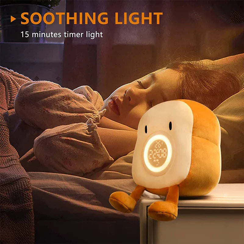 Toast Knuffeldier Wekker ToastiRise Nachtlampen