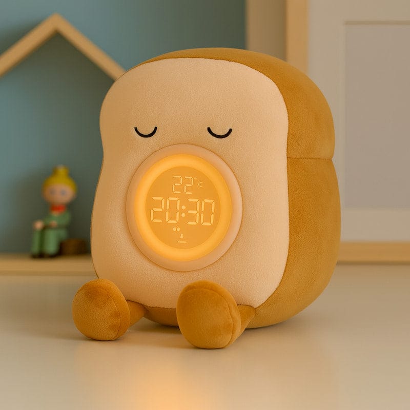 Toast Knuffeldier Wekker ToastiRise Nachtlampen