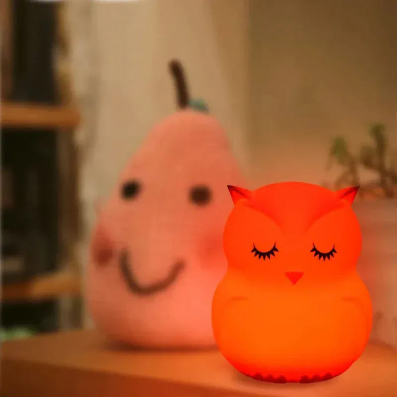 Uil Nachtlampje OwlGlow RGB LED Nachtlampen