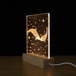 3D Acryl Walviskoppel Nachtlampje Nachtlampen
