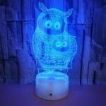 Kerkuil Lamp 208x170x87mm Nachtlampen