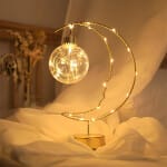Gouden LED Maannachtlampje Nachtlampen
