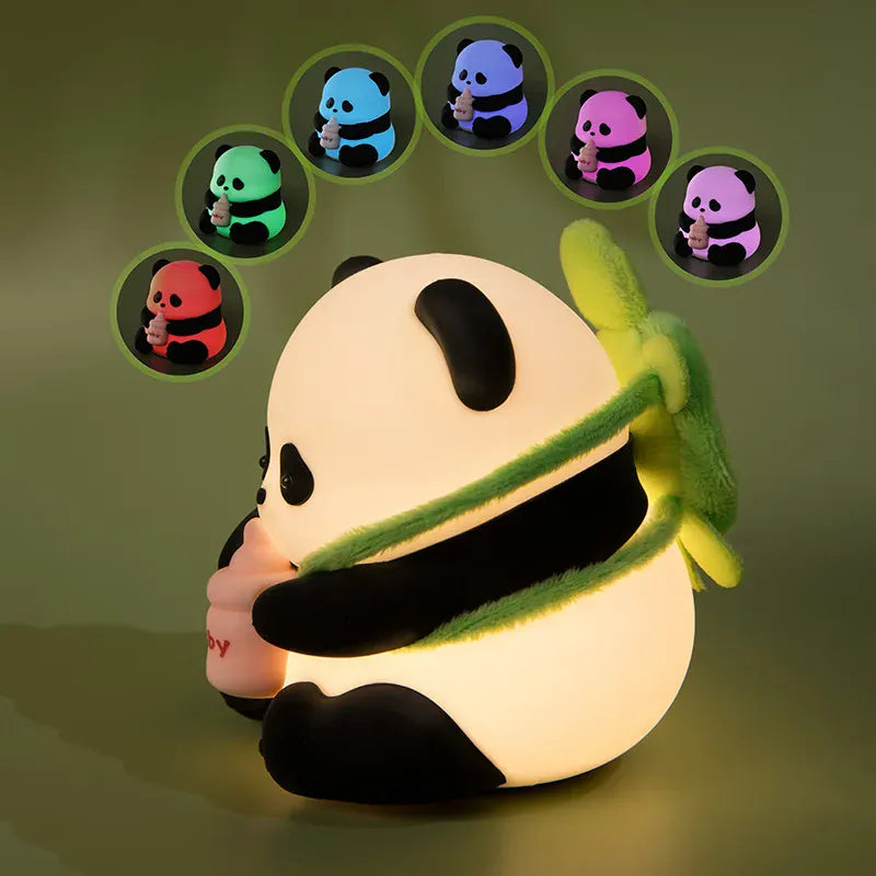 Siliconen Panda Nachtlampje LED Nachtlampen