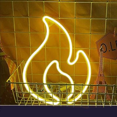 Vlamvormige LED Lamp Nachtlampen