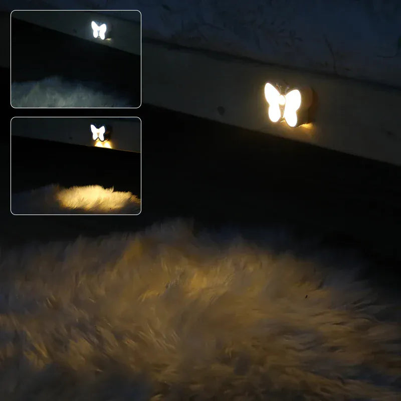 Vlinder Nachtlampje Bewegingssensor Nachtlampen