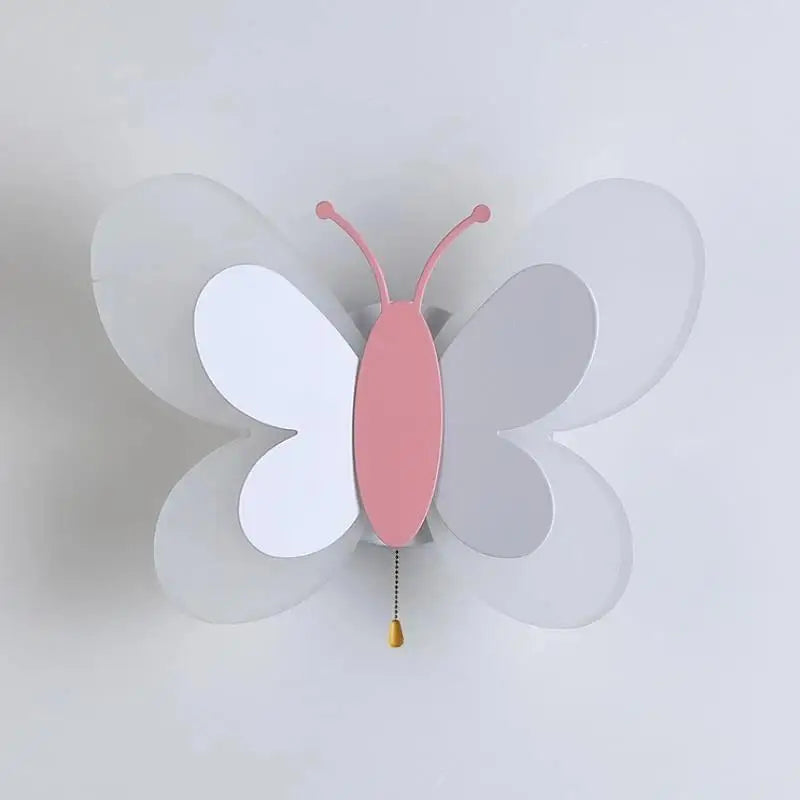 Vlinder Wandlamp LumaFly Roze Nachtlampen
