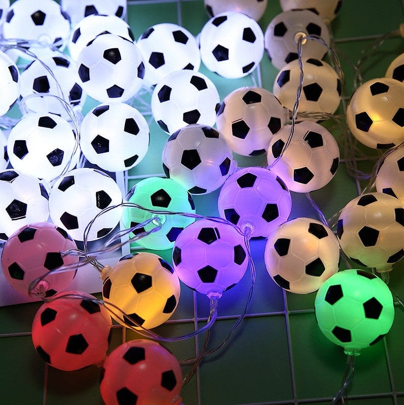 Voetbal LED-lichtsnoer 3m Kleurrijk Nachtlampen