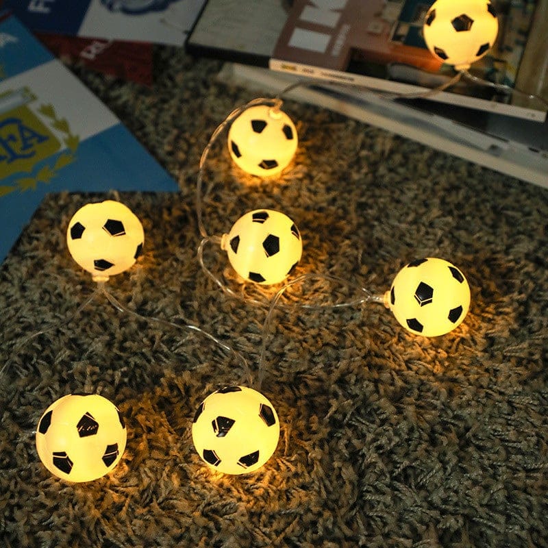 Voetbal LED-lichtsnoer 3m Kleurrijk Nachtlampen