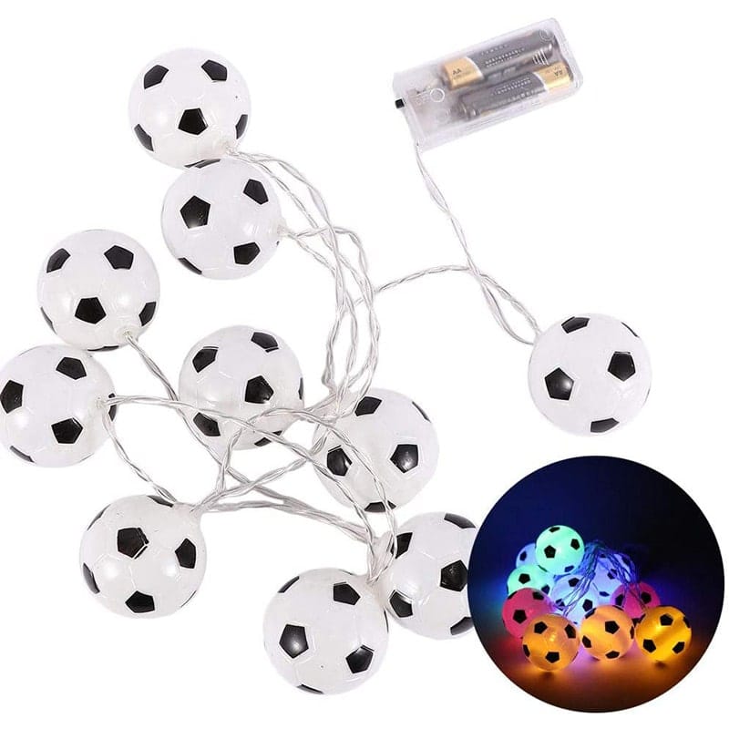 Voetbal LED-lichtsnoer 3m Kleurrijk Nachtlampen