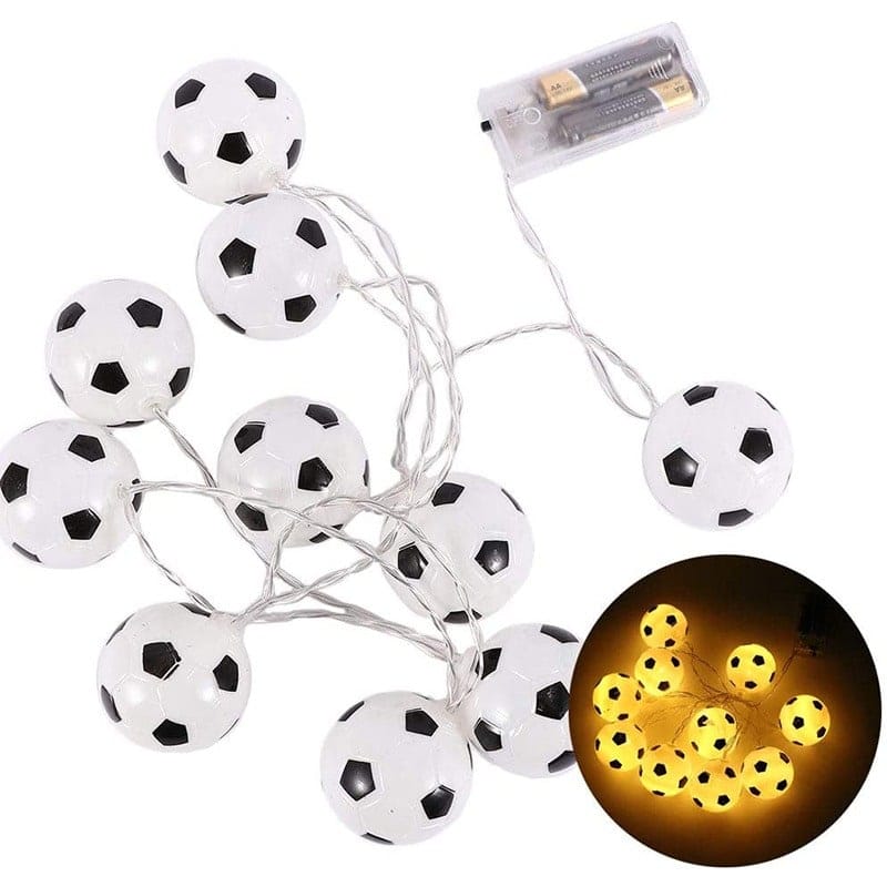 Voetbal LED-lichtsnoer 3m Kleurrijk Nachtlampen