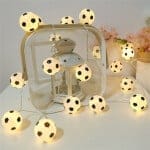 Voetbal LED-lichtsnoer 3m Kleurrijk Nachtlampen