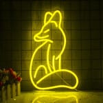 Vos Neon Nachtlampje Wanddecoratie Nachtlampen