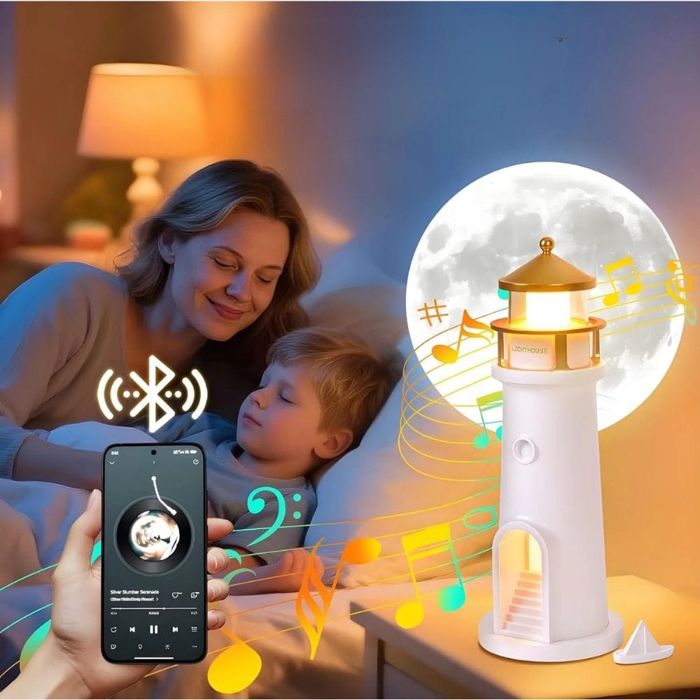 Vuurtoren Maanprojectie Nachtlampje Voor Kinderen Nachtlampen