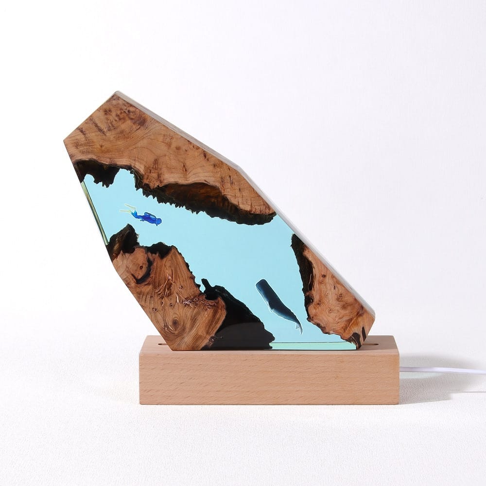 Walvis Lamp 15x11 cm Origineel Nachtlampen