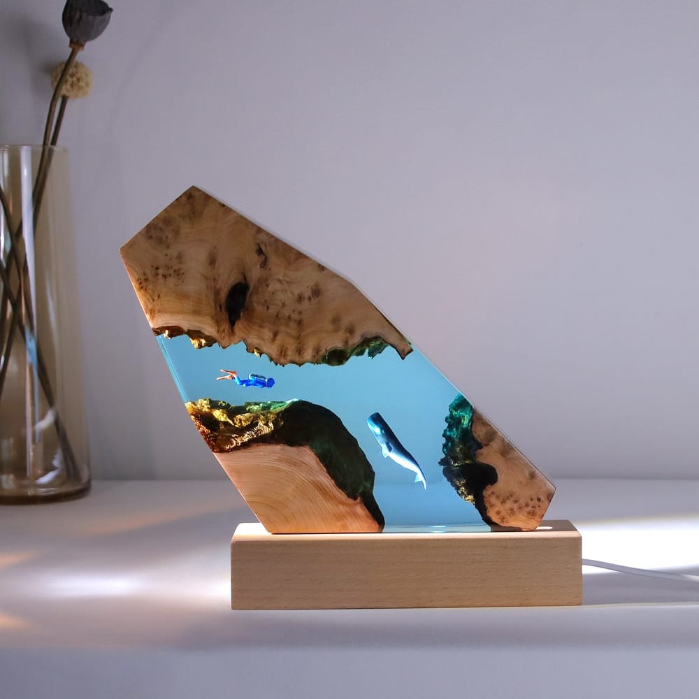 Walvis Lamp 15x11 cm Origineel Nachtlampen