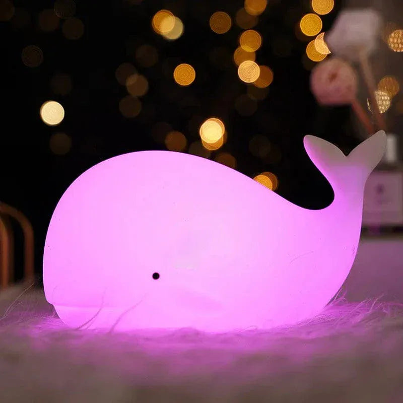 Walvis Nachtlampje BaliLuz 7Kleuren Nachtlampen