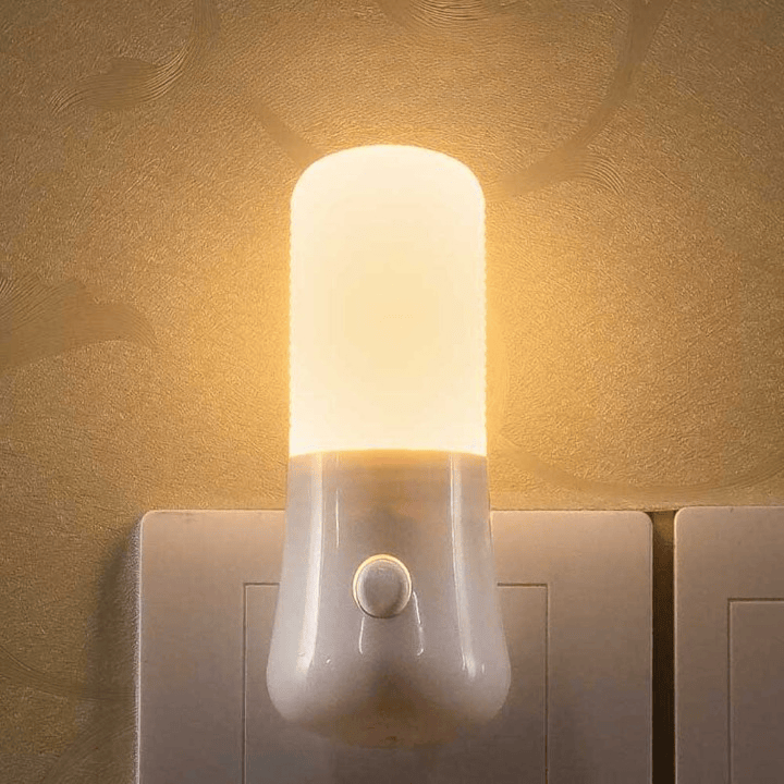 Warm Wit LED Stekker Nachtlampje Voor Slaapkamer Nachtlampen