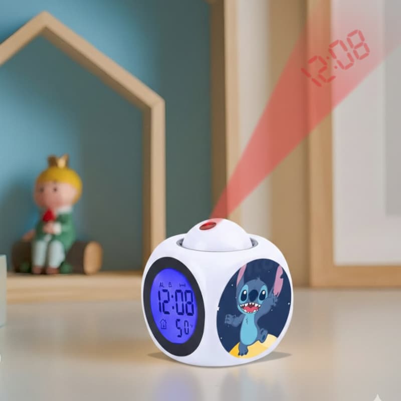 Wekker StitchRise met Projectie Nachtlampen