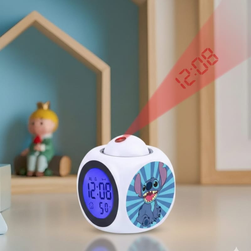 Wekker StitchRise met Projectie Nachtlampen
