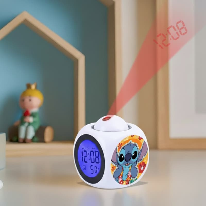 Wekker StitchRise met Projectie Nachtlampen