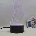 Winnie De Beer LED Nachtlampje 3D Kinderkamer Nachtlampen