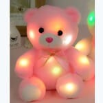 Wit of Roze Beerknuffel Lampje Nachtlampen