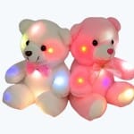 Wit of Roze Beerknuffel Lampje Nachtlampen