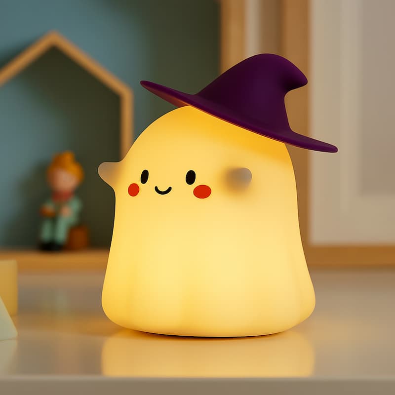 Wit Spook Nachtlampje SpookyLight Nachtlampen