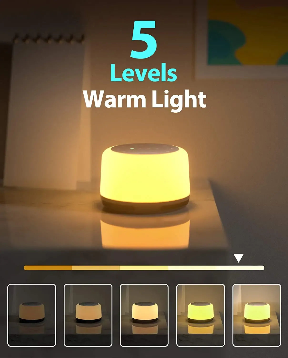 Witgeluid Apparaat Nachtlampen