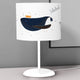 Witte Nachtkastlamp Blauwe Walvis