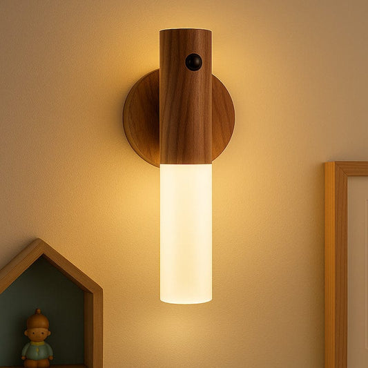 Witte WallGlow Bewegingssensor Wandlamp Met Magnetische Basis Nachtlampen