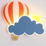 Wolk en heteluchtballon nachtlampje Nachtlampen