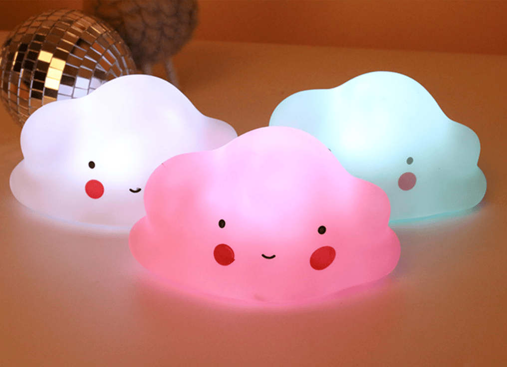 Wolk LED Nachtkastlampje 10x5cm Nachtlampen