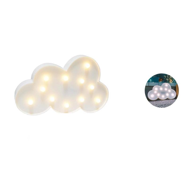 Wolk Wandlamp Met LED Lampen Nachtlampen