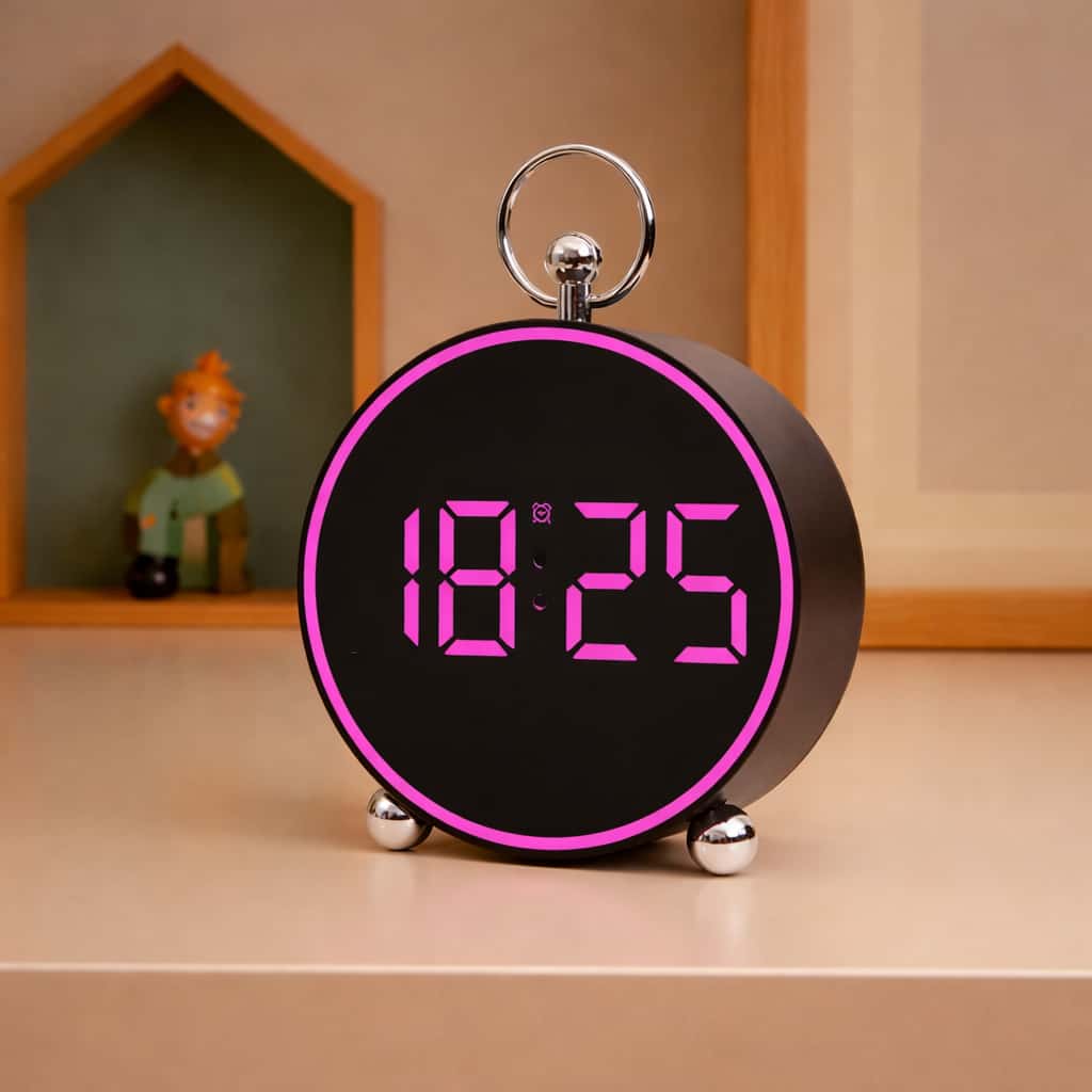 WorkRise Bureauwekker Led Ronde Nachtlampen