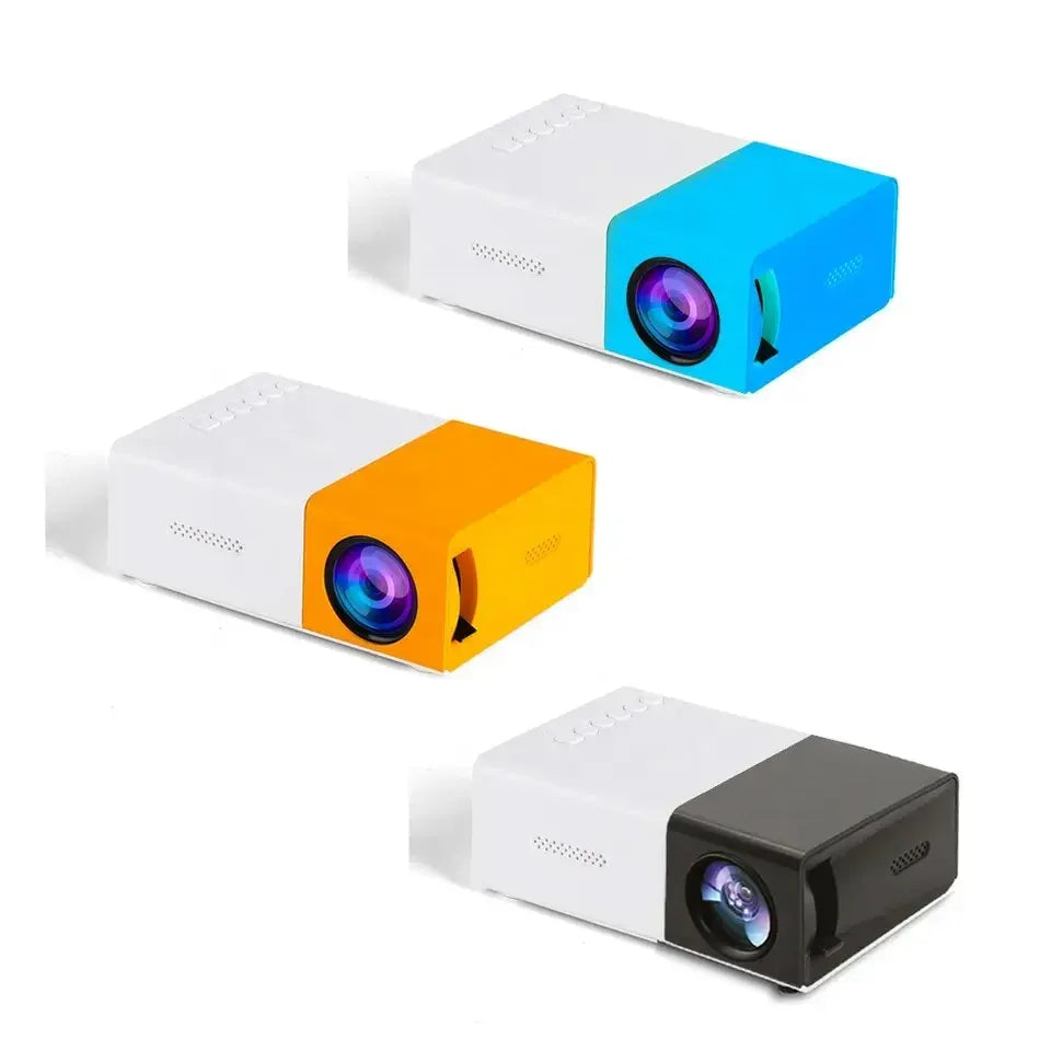 YG300 NanoProj Mini Beamer HD 720p Compact 12,6 cm 600 g Nachtlampen