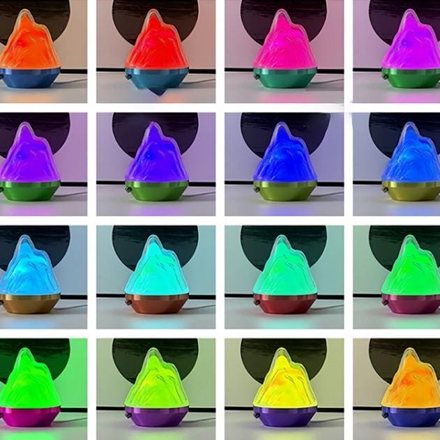 Zachte Bergnachtlampje Met 16 Kleuren LED Voor Binnen Nachtlampen